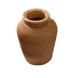 Rattan Woven Floral Decorative Vases