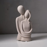 Modern Nordic Abstract Love Statue