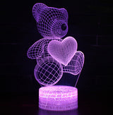 3D LED Acrylic Night Lamp