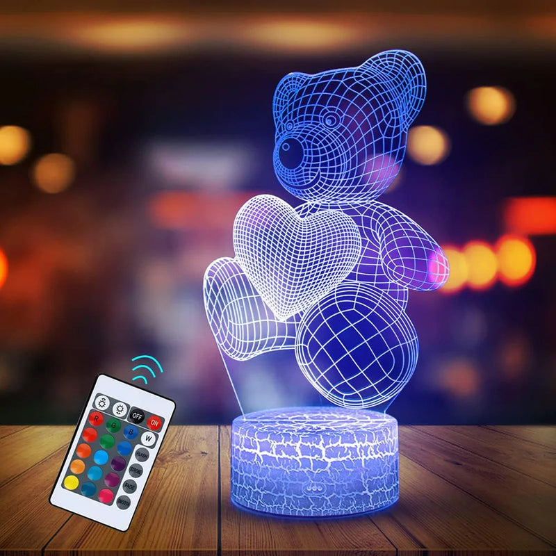 3D LED Acrylic Night Lamp